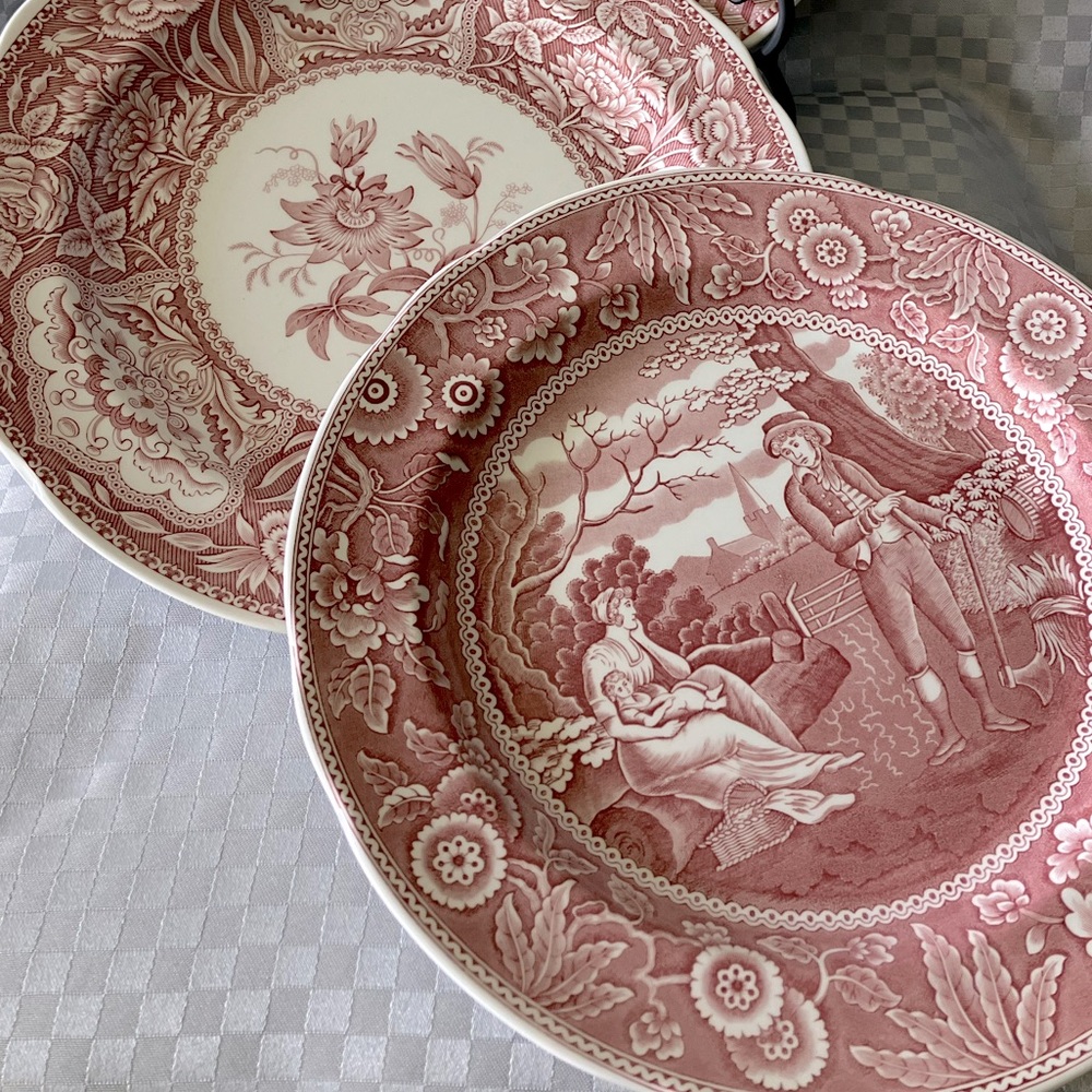 Vintage The Spode Archive Collection Georgian Series Dinner Plate Set of 2